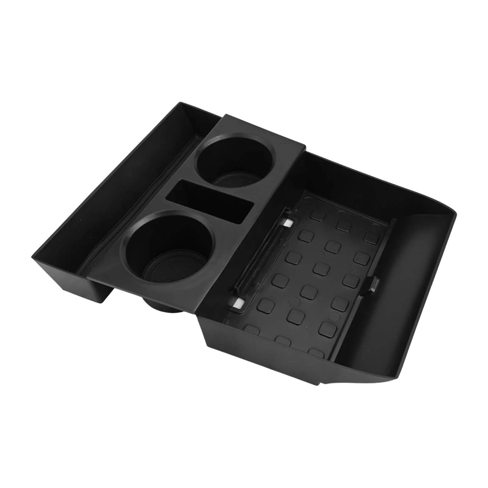 Console Tray Organizer Center Console Cup Holder Quick Installation Wear-resistant ABS Material Anti-corrosion