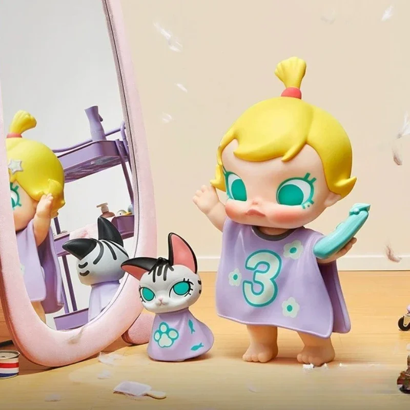 

Popmart Baby Molly Baby Tabby Series Blind Box Cute Anime Figurine Decor Desktop Kids Surprise Birthday Gift Collection Toys