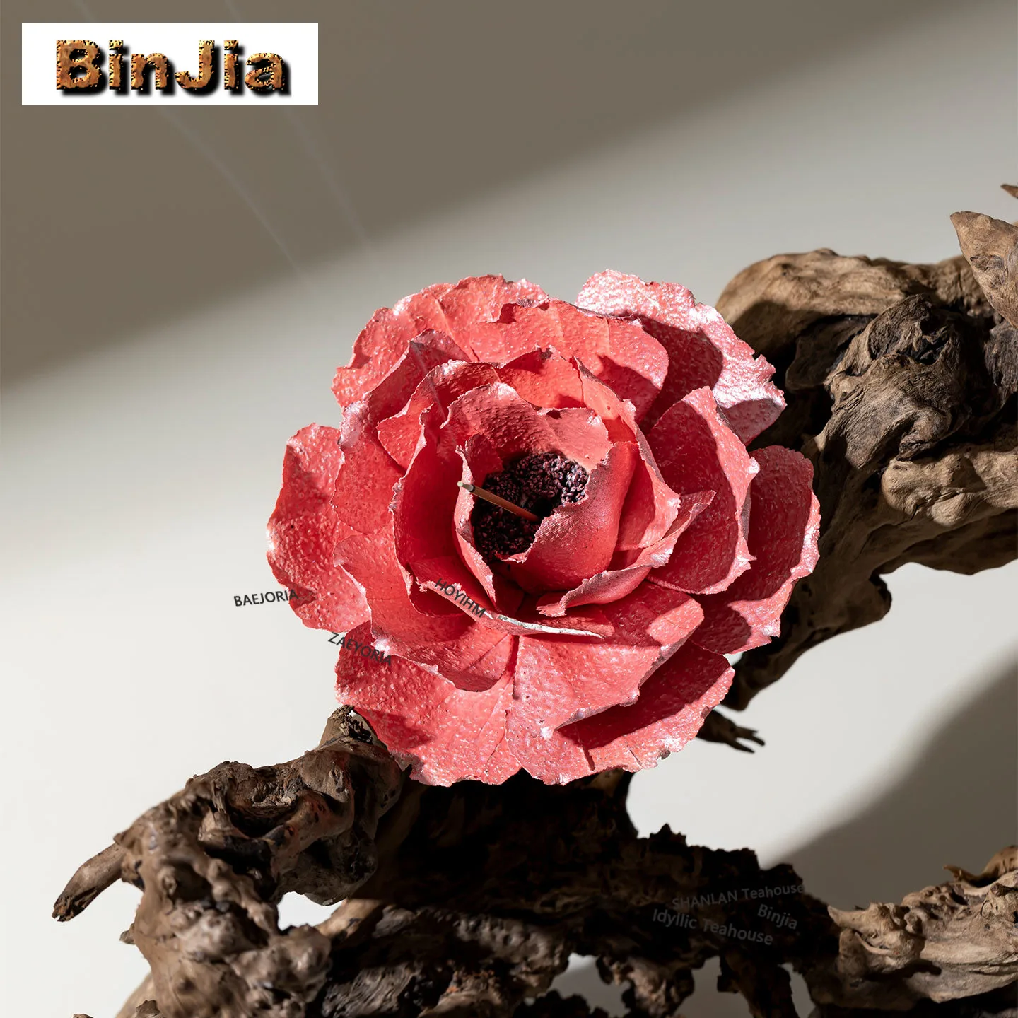 BAEJORIA Fingers Holding Flowers Incense Holder Mist Smoking Steamers Incense Burners Consecrate Censer Yoga Accessories Craft