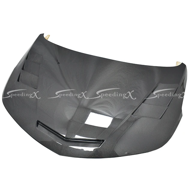 

CUSTOMIZED SPX STYLE CARBON FIBER ENGINE HOOD BONNET for 2016 2017 2018 CHEVROLET CRUZE BODY KIT