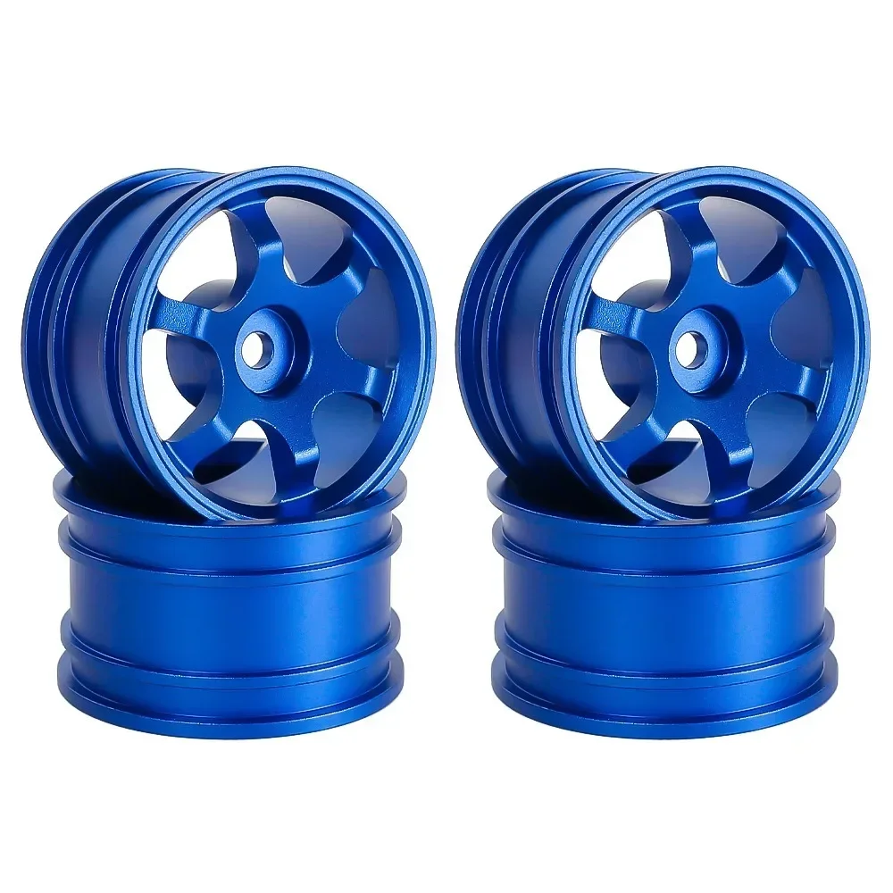 4pcs 42mm 1/10 RC On-Road Drift Racing Car Metal Wheel Rim Wheel Hubs for Tamiya M03 M04 M05 M06 M07 MB-01 XM-01 Upgrade Parts