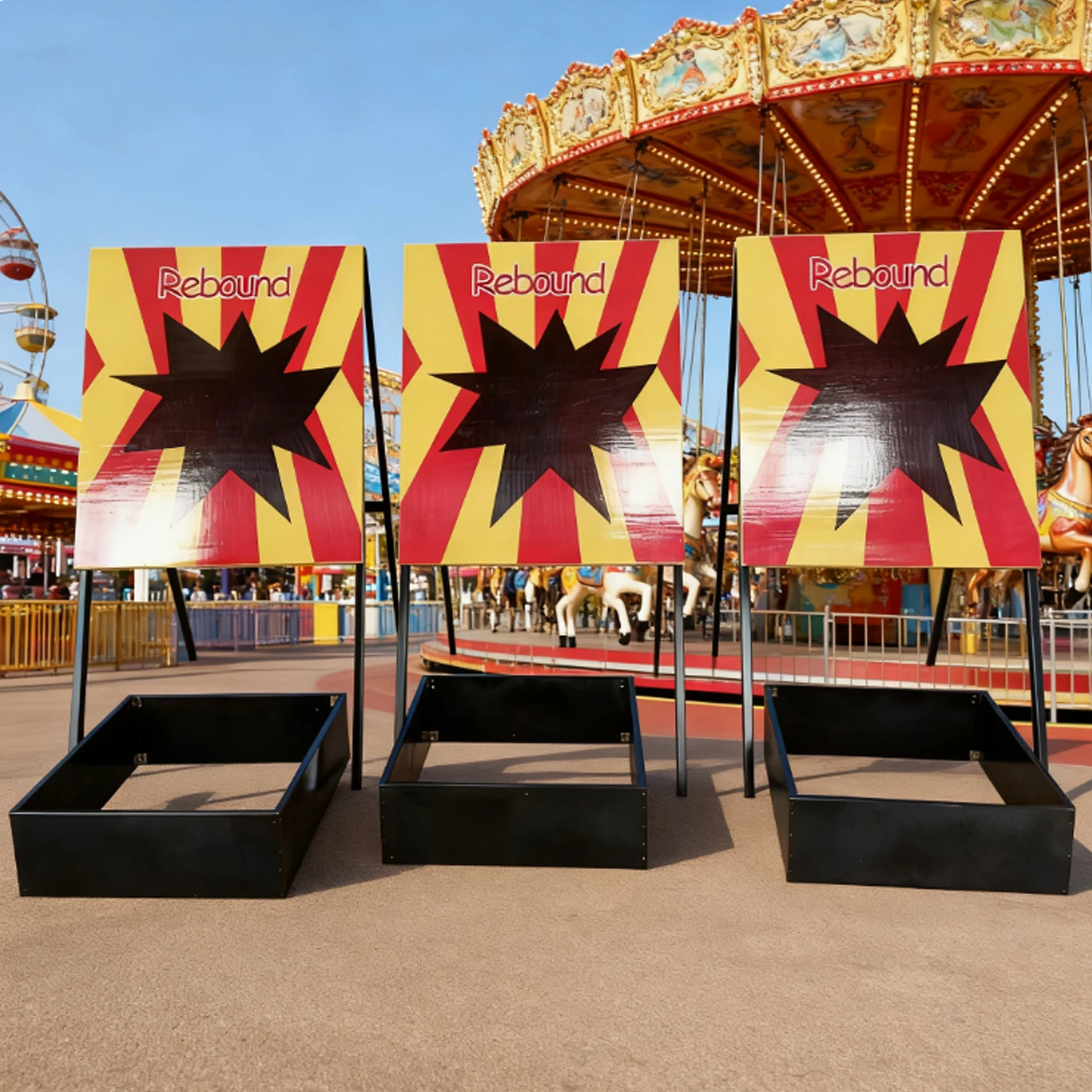 Pinball Into the Box Pitching Into the Box Children's Game Interactive Games Event Games Carnival Games Event Props