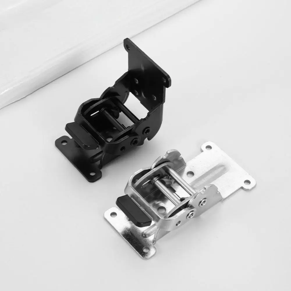 180 Degree Foldable Industrial Locking Hinges Iron Material With Screws Folding Lock Extension High Load Capacity