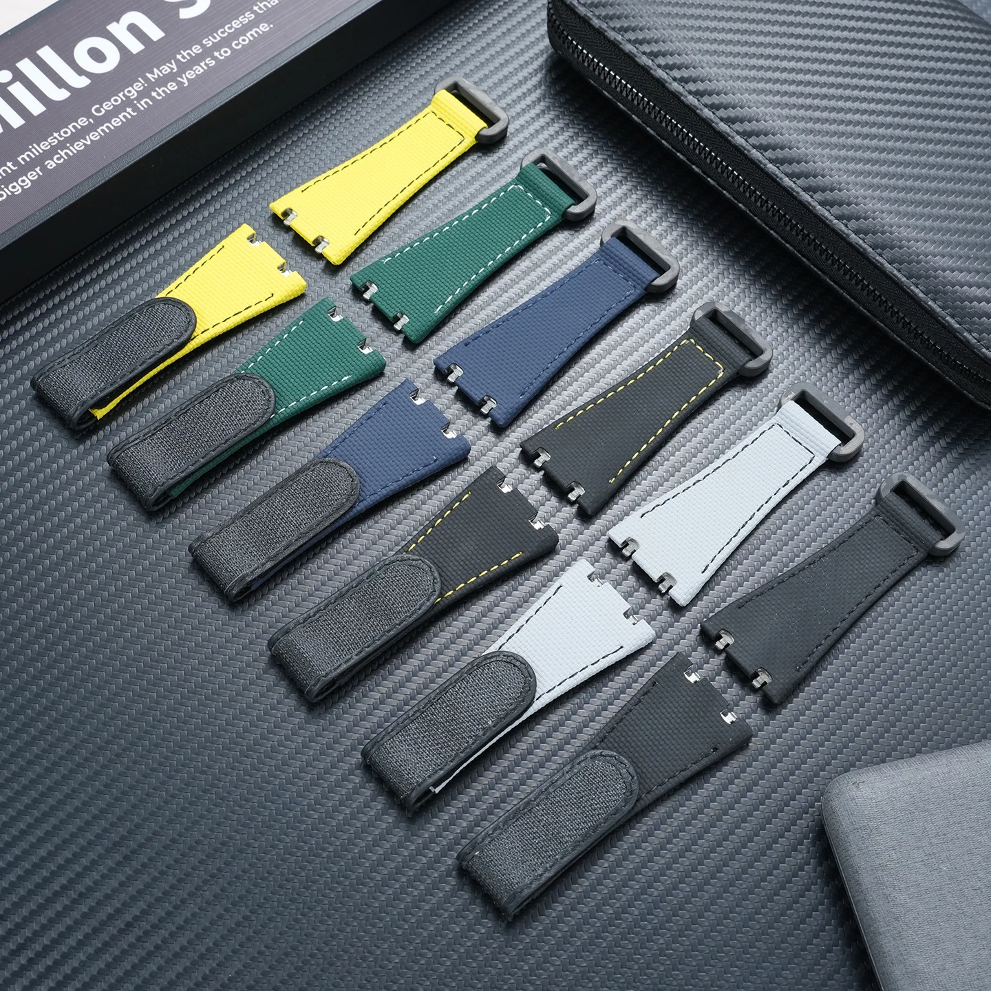 For Audemars Piguet ROYAL OAK OFFSHORE 26420 Fluororubber Watch Strap AP 26420 Customized Dedicated Watch Band Men Wristband