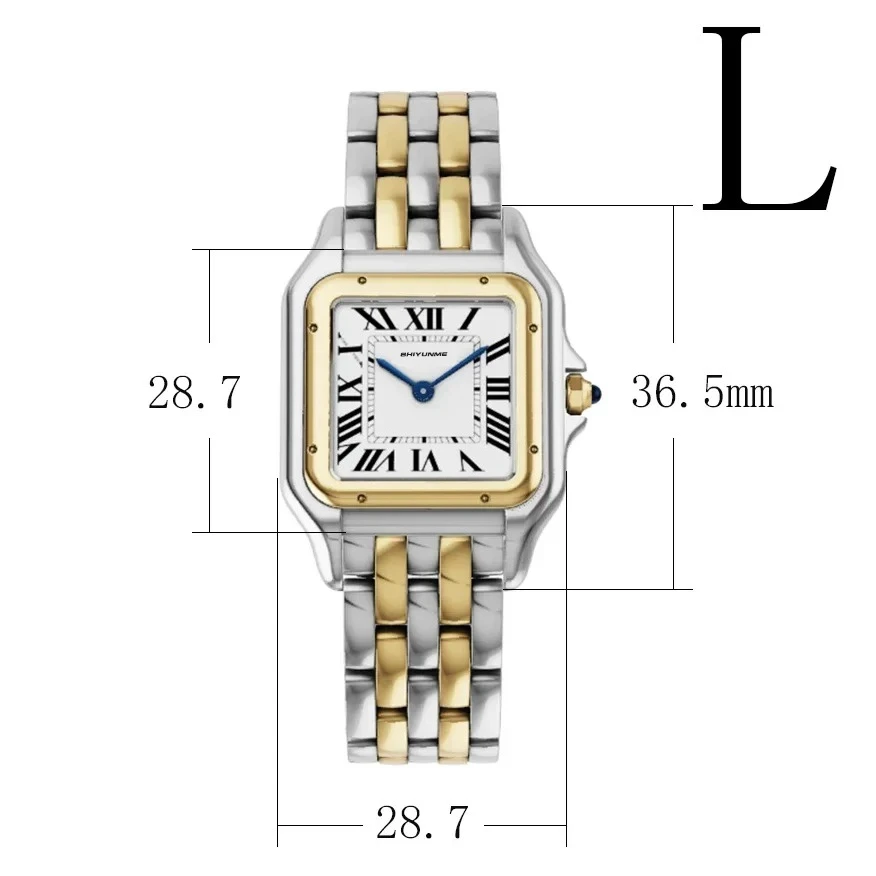 Серия Tank, прямоугольные часы для женщин, женские часы, кварцевые модные роскошные спортивные водонепроницаемые часы с хронографом