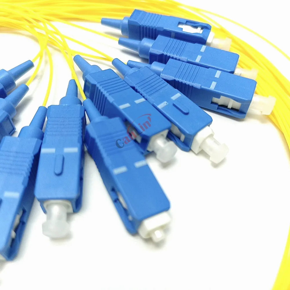 SC/UPC Fibra Optica Simplex 9/125 Single Mode Fiber Optic Pigtail, 0.9 Mm LSZH Outer Jacket 1.5M FTTH