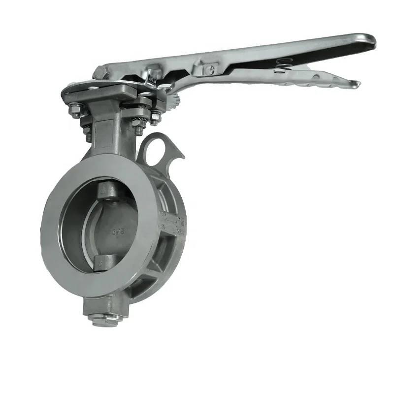 200 Degree High Performance Butterfly Valve Weighing 4 Electric Three Clamp Stainless Steel Valve Fast Delivery