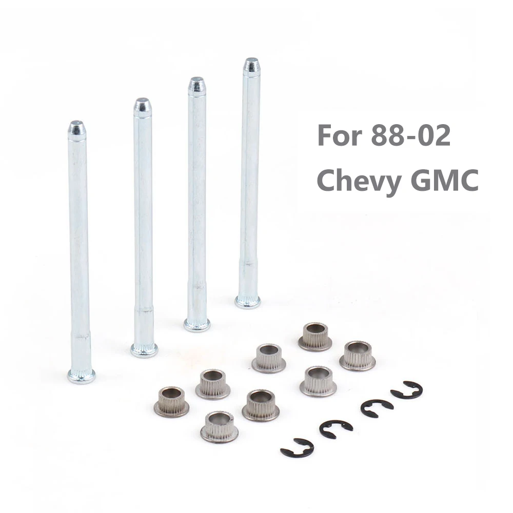 For GMC Chevrolet Series Truck SUV 88-02 Car Door Hinge Pins Bushing Repair Assembly Kit Set High Strength Corrosion-Resistant