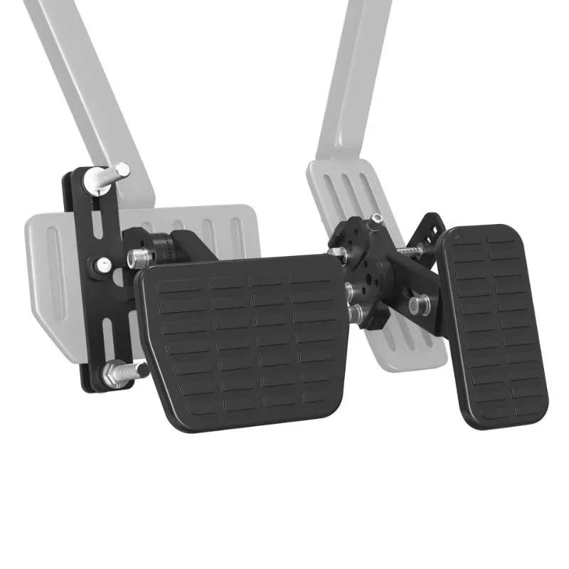 

Gas and Brake Pedal Extenders Adjustable Length and Angle Auto Vehicles Brake and Accelerator Pedals Hardware Black