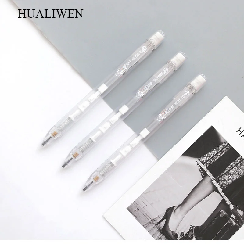 Simple Transparent Mechanical Pencil 2B Pencil Graphite Drawing Mechanical Pencil School Office Supplies Stationery