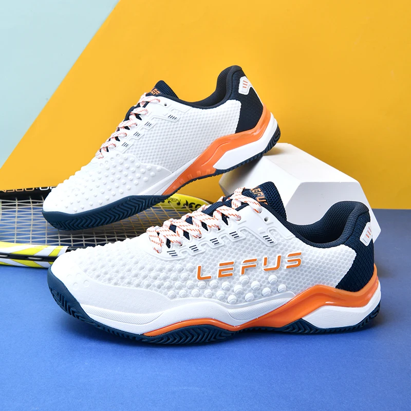 

Professional Tennis Shoes for Men and Women Breathable Badminton Volleyball Shoes for Indoor Sports Training Non-slip Competitio