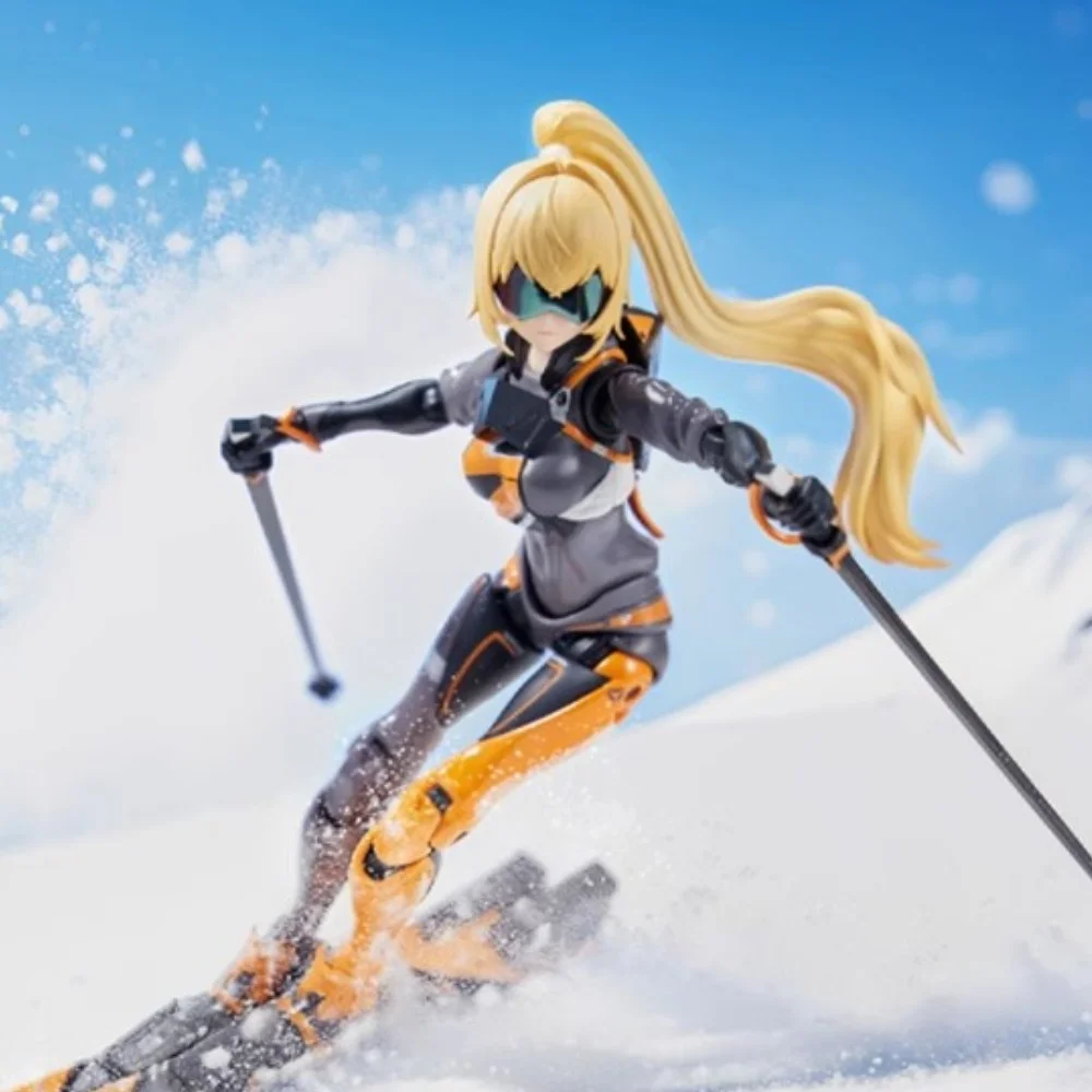 

High Quality Collectible EG-01 1/12 Soldier Extreme Girl Skiing Lingshuang Full Set 6inchs Action Figure Model For Gifts