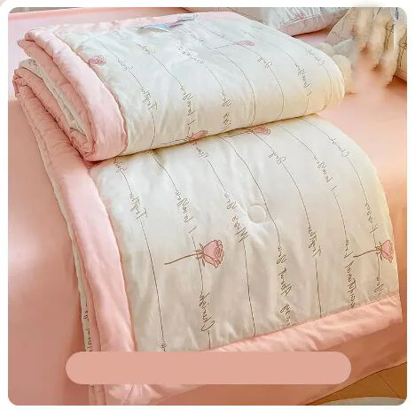 Cotton Air-Conditioning Quilt Cover, Soft Washing, Double Side Printed, Adult and Child, Washable Bed, Home Use, FM455, New