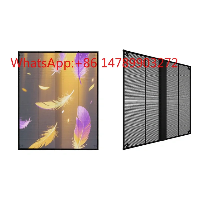 Ultra Light Wide View Grid Transparent LED Screen High Definition Museum Indoor Exhibition Display Wall