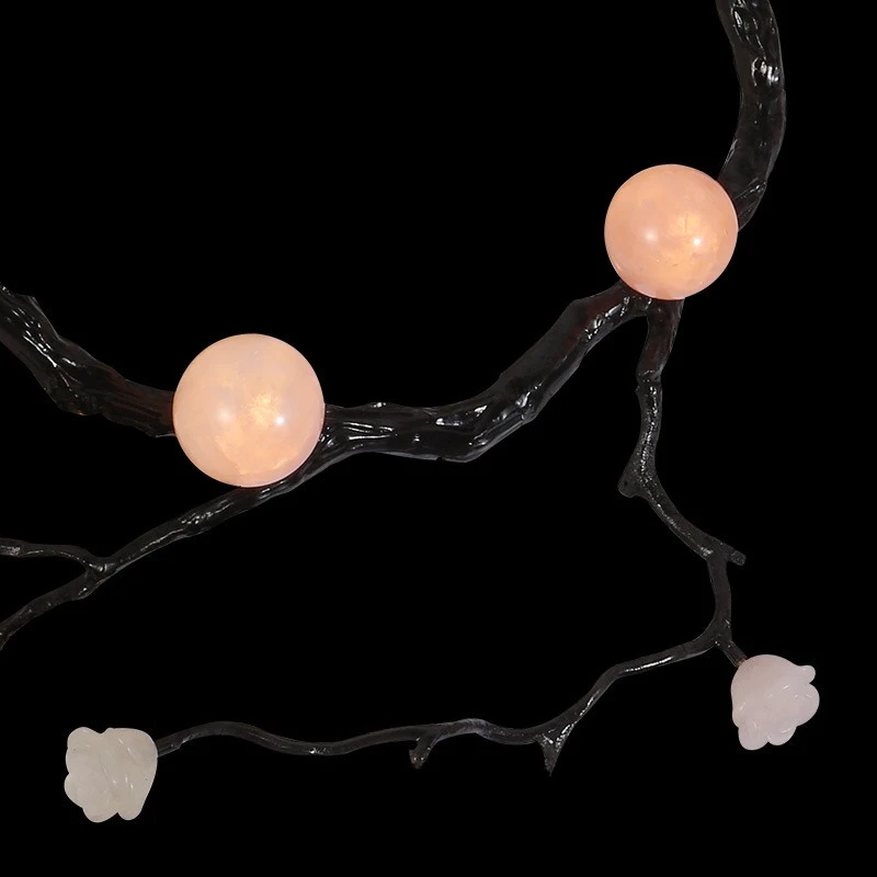 جميع فروع النحاس سلالم ماغنوليا، مدخل غرفة الشاي وابي ساندي ويند ريترو فندق الثريا، غرفة المعيشة الصينية الجديدة