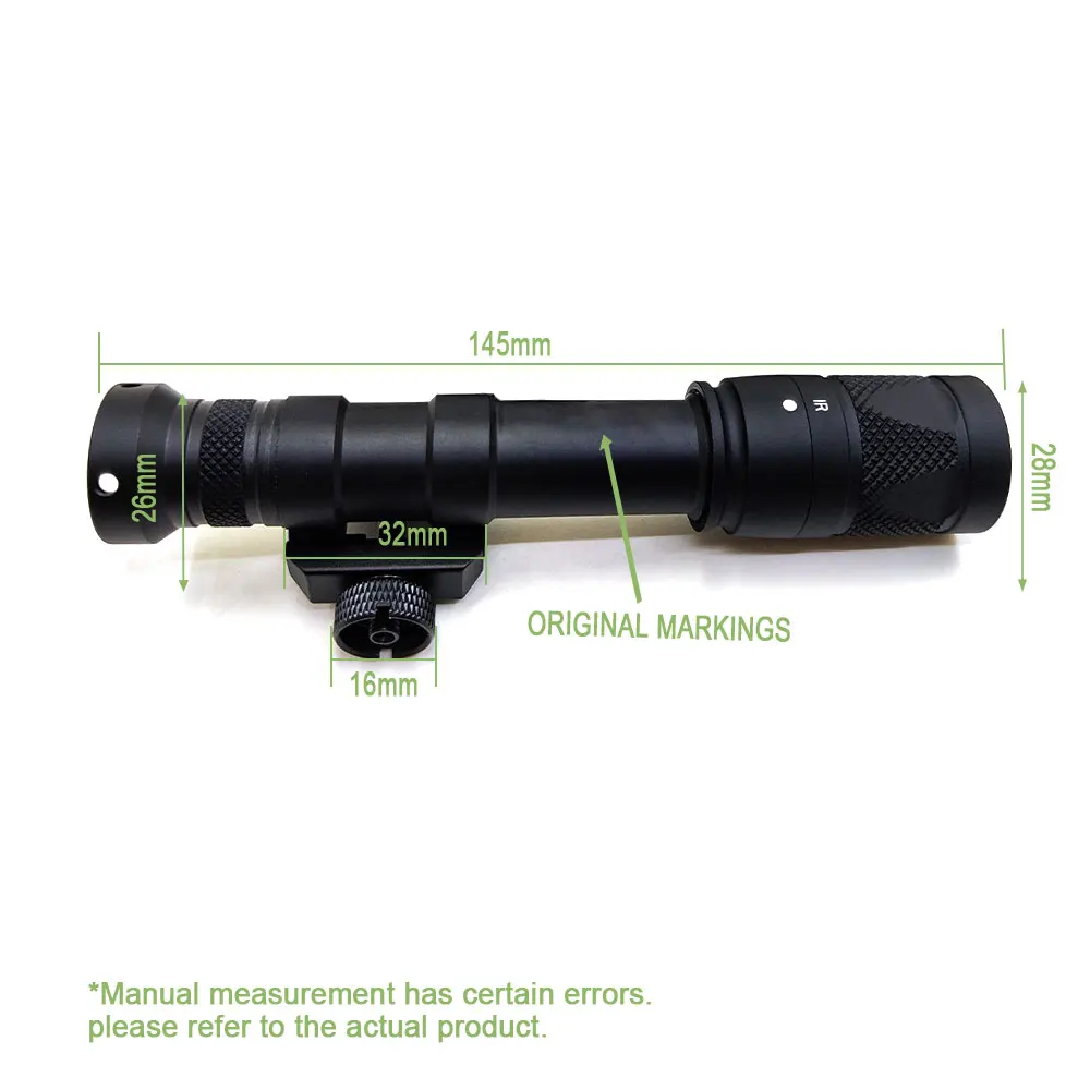 Imagem -03 - Sotac-lanterna Led Tática Saída Infravermelha ir Luz Scout para Arma 600 Lumens M600v