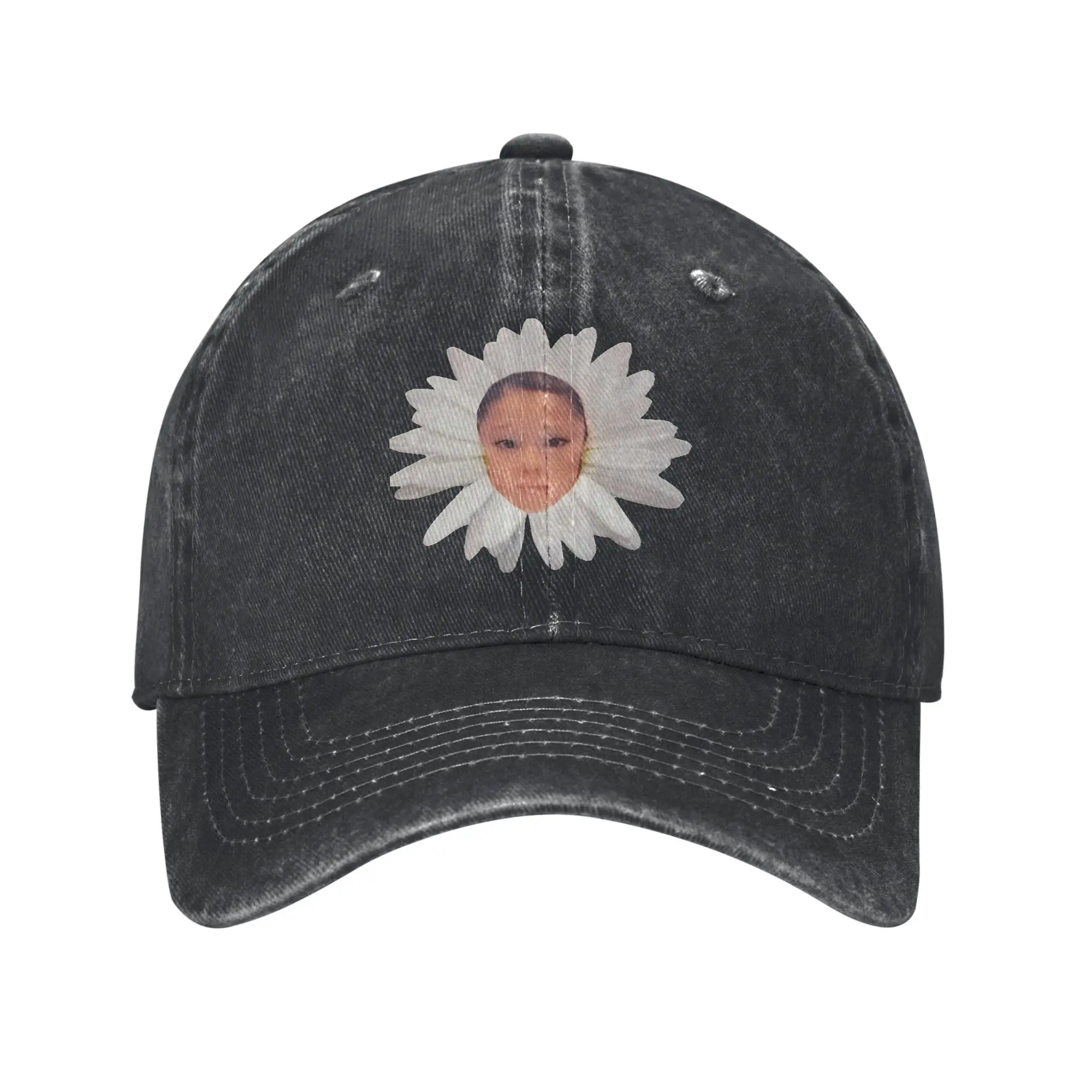 Unisex Arianas Grandes The Eternal Sunshine Tour 2026 Printed Hats Vintage Distressed Denim Washed  Baseball Cap Adjustable