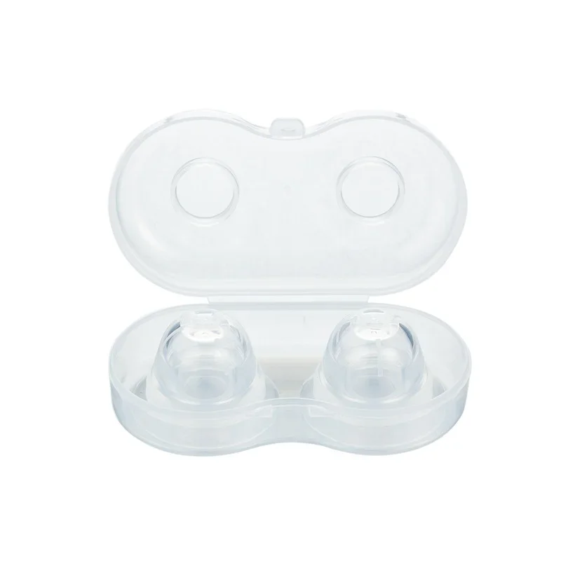 Silicone Mamilo Correção Niplette, Escudo liso, Sucker Corrector, Correção do peito, 2pcs