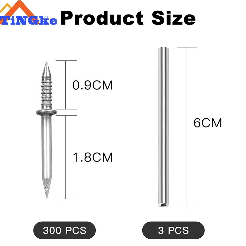 100-300 pezzi chiodi a doppia testa chiodi senza cuciture filo per battiscopa chiodo senza segni chiodi antiruggine legno No Trace Fixator