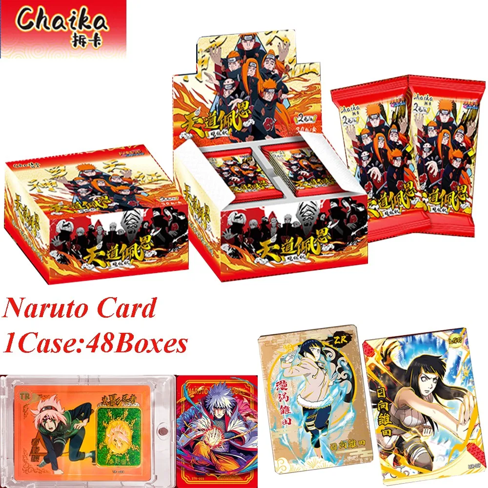 New Chaika Naruto 2Yuan Collection Cards Anime Uzumaki Uchiha Sasuke STR GR ZR PR Game Cards For Kids Toy Gift