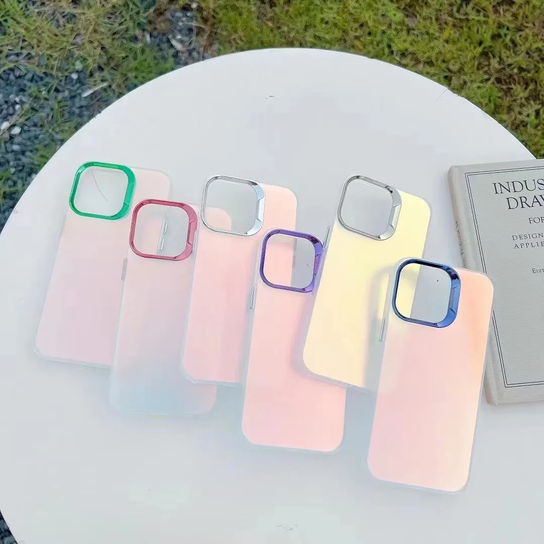 Funda de teléfono láser para IPhone 11, 12, 13, 14, 15, 16 Pro Max, funda a prueba de golpes para IPhone 16 Pro Max