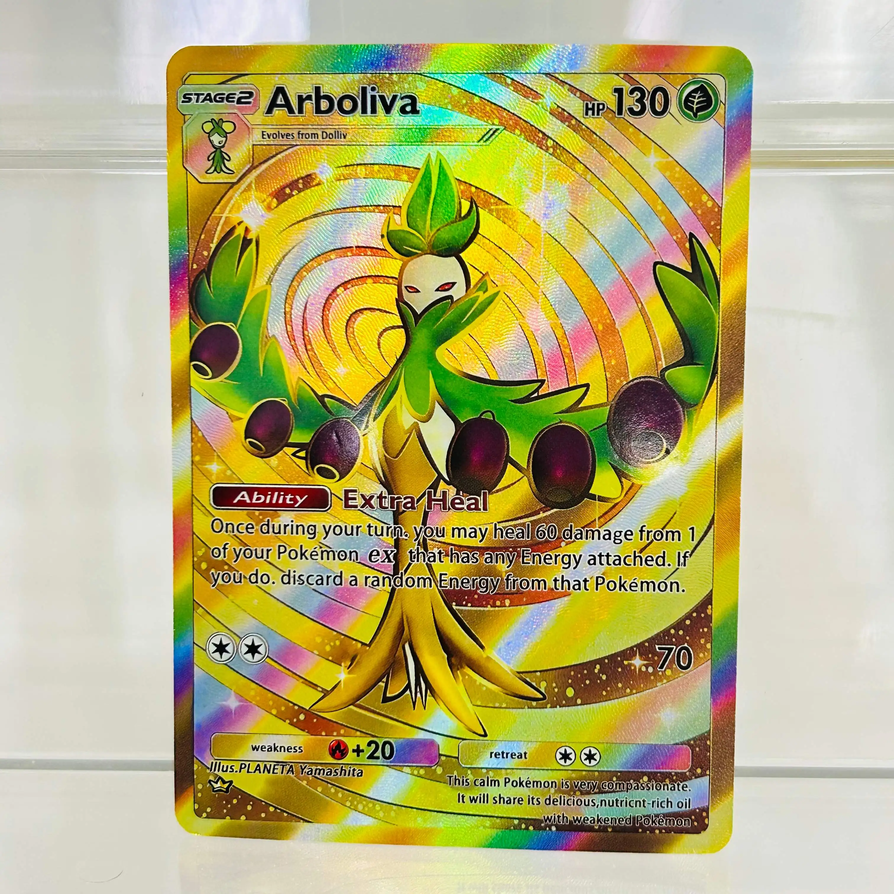  10PCS Premium Anime Collection Card Set Featuring Groudon, Yveltal & Reshiram with Holographic Texture DIY Cards
