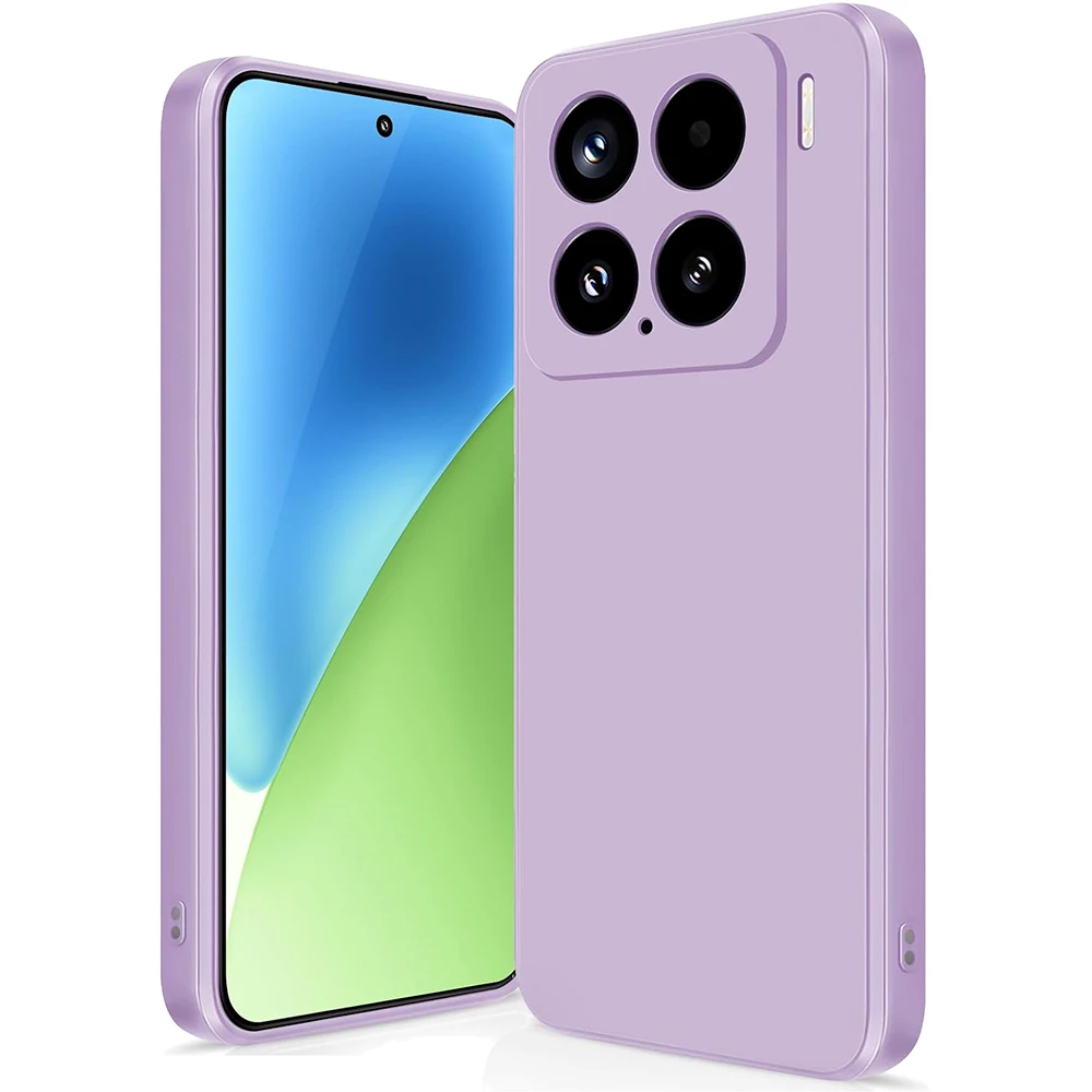 الفاخرة مربع لون الحلوى ماتي غطاء من السيليكون ل Xiaomi Mi 15 14 14T 13 13T 12 12T 12X 11 11T 11X Pro Lite 11i الترا لينة شل #1