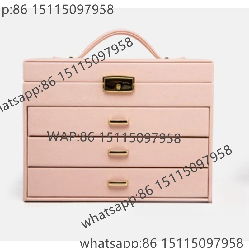 

New Design Multi-Drawer Jewelry Protection Jewelry Carry Bag Multi-Purpose Storage Box Jewelry Showcase