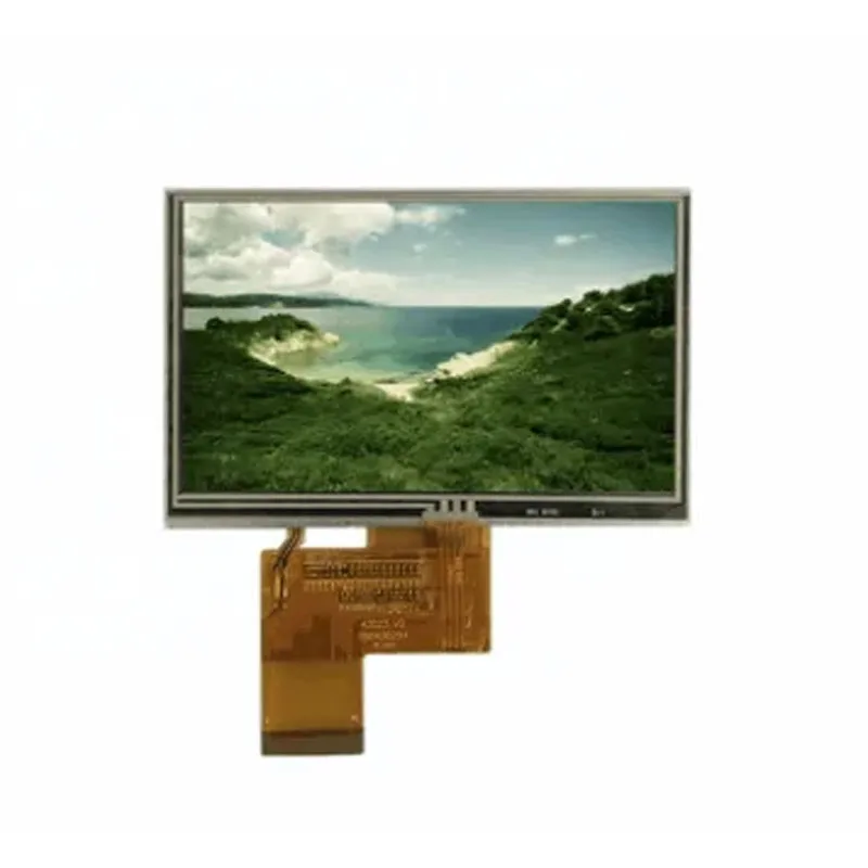 4.3 Inch lPS LCD Module Panel With Resistive Touchscreen 480x272 RGB Interface ET043WQ03-KRT820 NITS