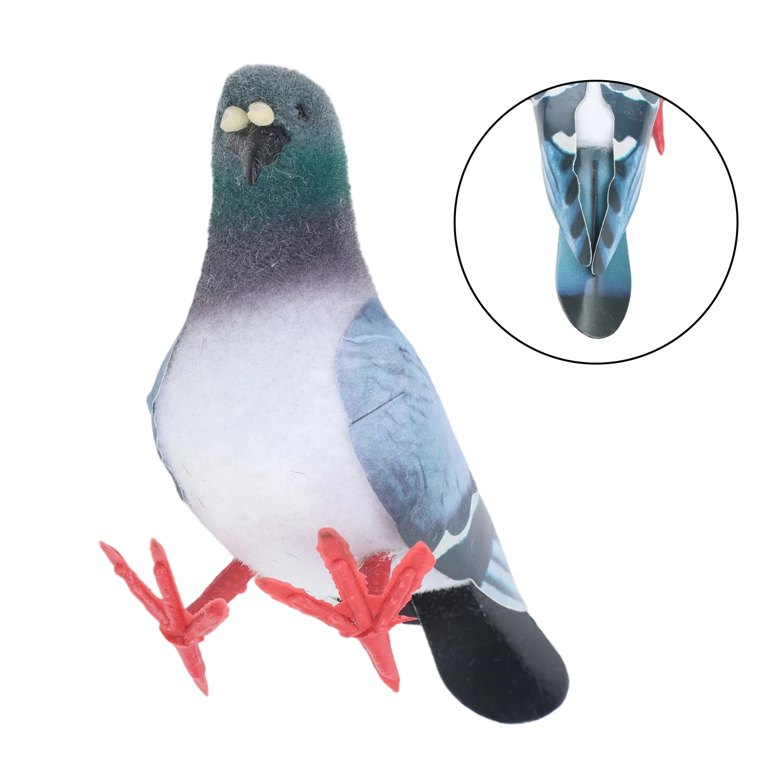 1 Pc Simulation Foam Pigeon Model Fake Artificial Imitation Bird Garden Ornament Educational Toys  13 X 5 X 8cm