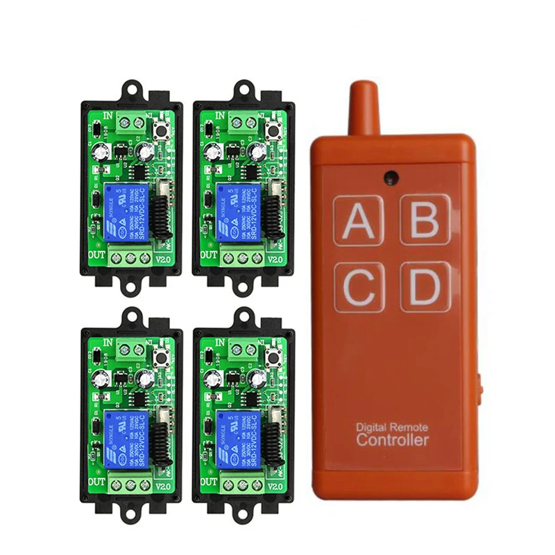 433 MHZ 500 M Universal DC 12 V 24 V 1CH RF Drahtlose Radio Fernbedienung Schalter System Empfänger sender Mit USB Interface
