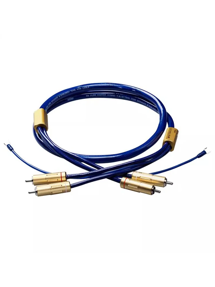 Denmark ORTOFON 6NX-TSW 1010R RCA Lotus LP Vinyl Turntable Signal Line For Vinyl Turntable Machine