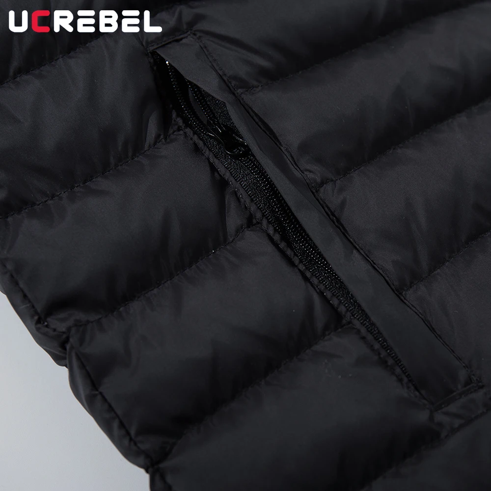 เสื้อแจ็คเก็ตดาวน์สีพื้นสำหรับผู้ชาย มีเชือกผูก ฤดูหนาว อุ่น สไตล์ไฮสตรีท ย้อนยุค ทรงหลวม แขนยาว มีฮู้ด เสื้อแจ็คเก็ตบุนวมสำหรับผู้ชาย