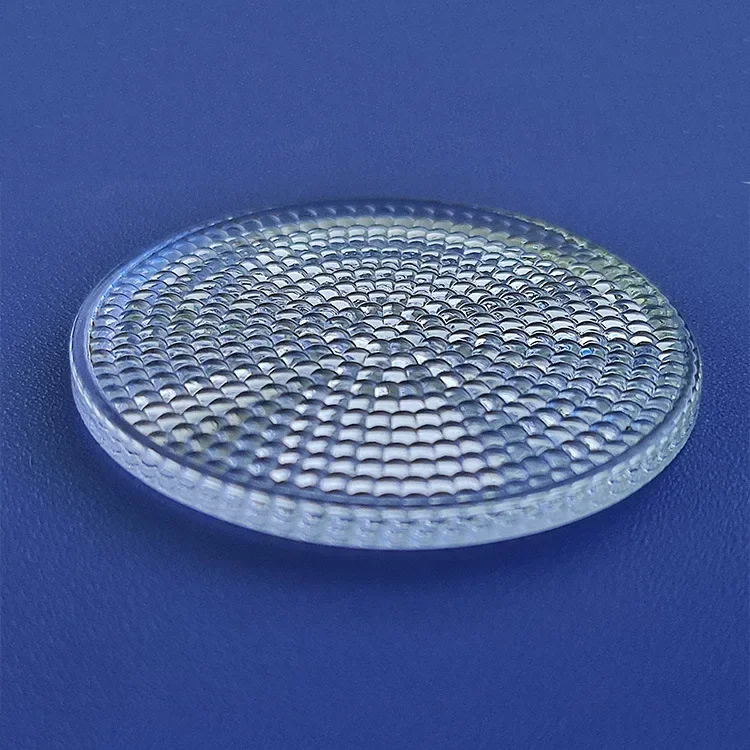 Optical Glass Fenier Lens Circular Compound Eye Lens Array Lens Threaded Mirror Lenses