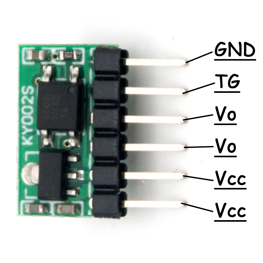 KY002S Single key switch DC 3V-24V  5V 12V / Button Bistable Switch circuit High power 5000mA optocoupler isolationfor LED Relay