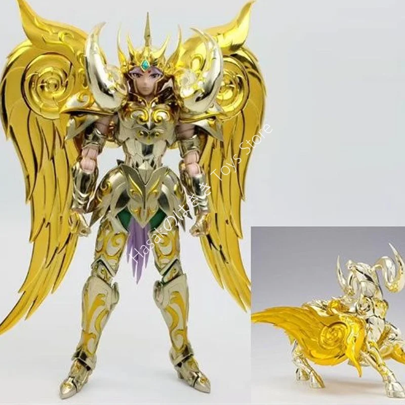 

Saint Seiya Myth Cloth EX Aries Mu SOG Action Figure with Totem Gold Knights of The Zodiac Metal Club/MC Collectible in Stock