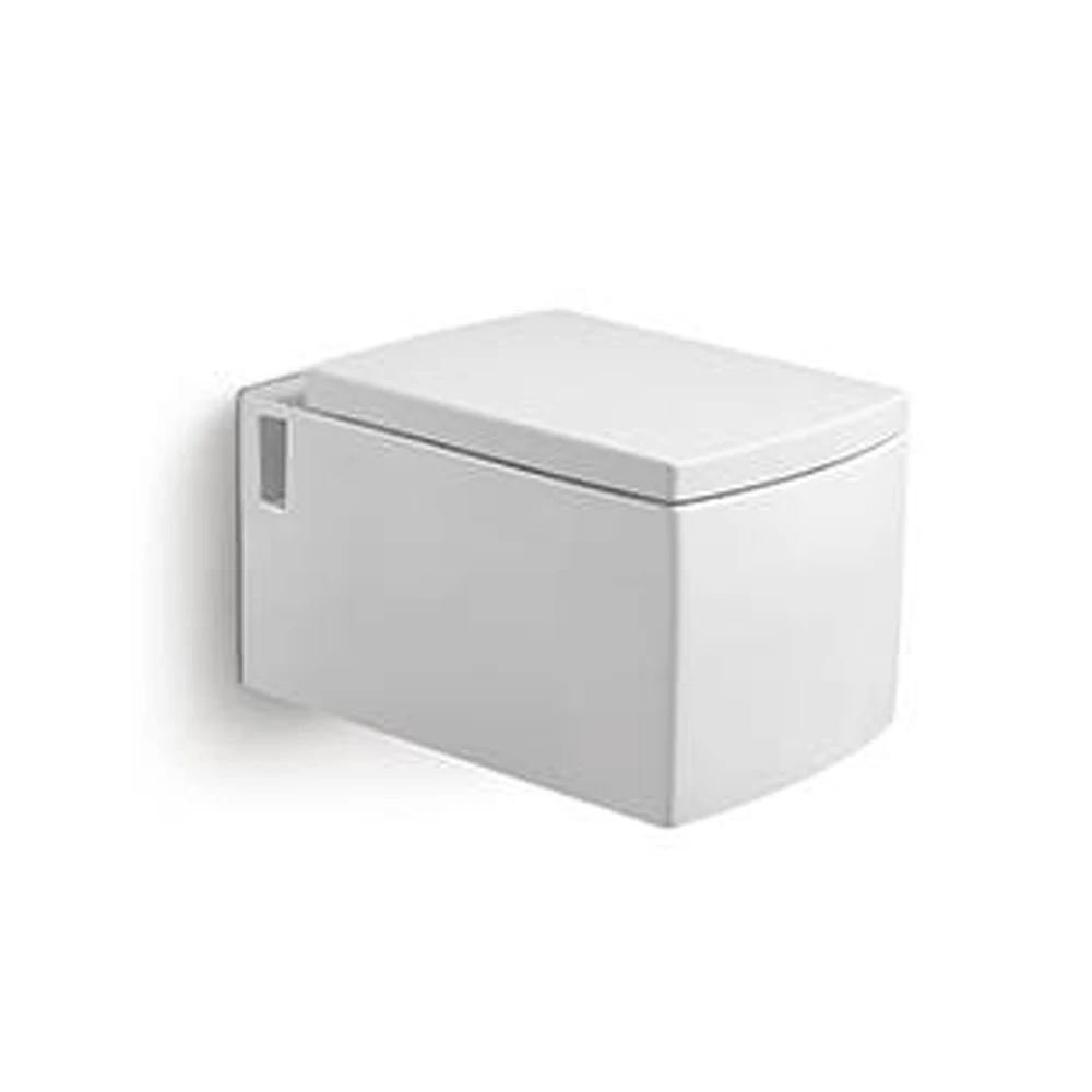 Modern Style Intelligent Ceramic Toilet One Piece Square with S-Trap Drainage Chinese Design for Bathroom Use