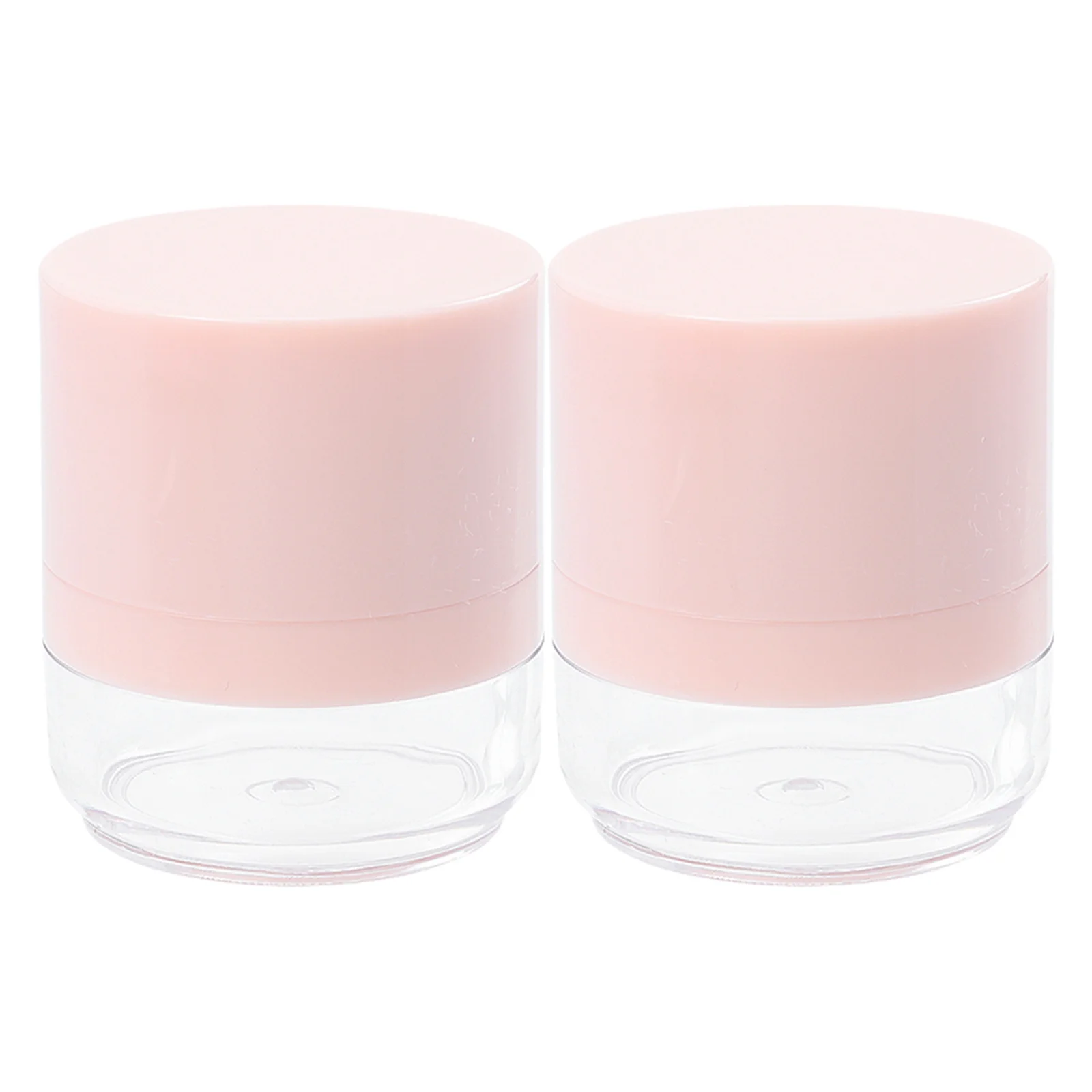 

2 pcs Loose Powder Containers Mini Travel Dispenser For Makeup Blush Highlighter Powder Box With Puff Cosmetics Container