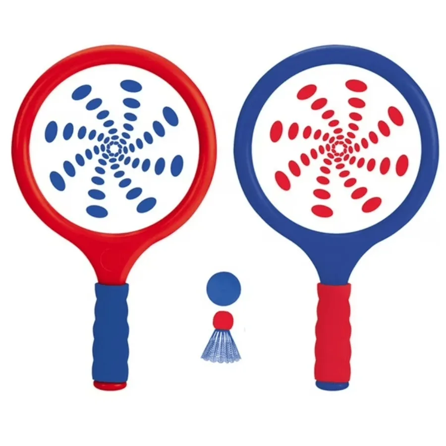 

Play Day Boom Racket Game Red Blue 4 Piece Outdoor Sports Toy Ages 3+