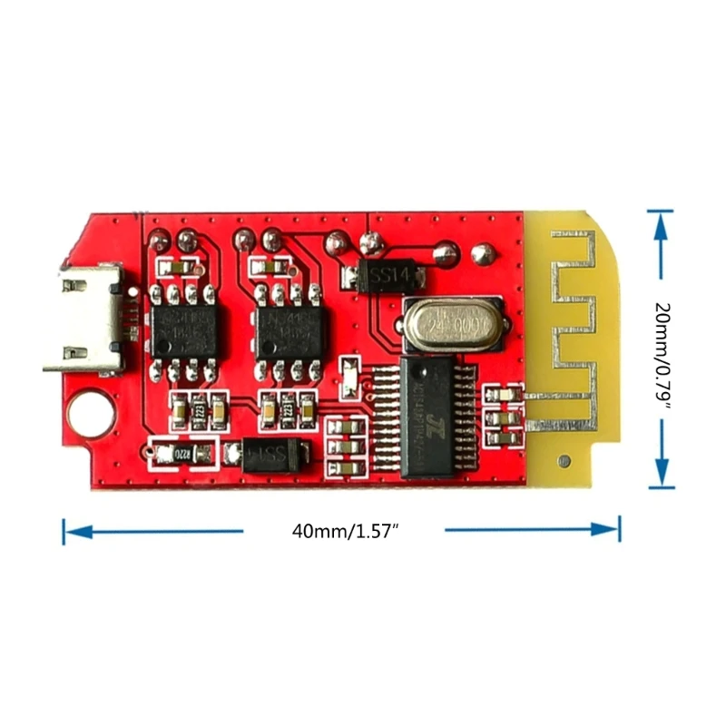 CT14 2x5W placa amplificadora potencia sonido Digital doble compatible con BT4.2