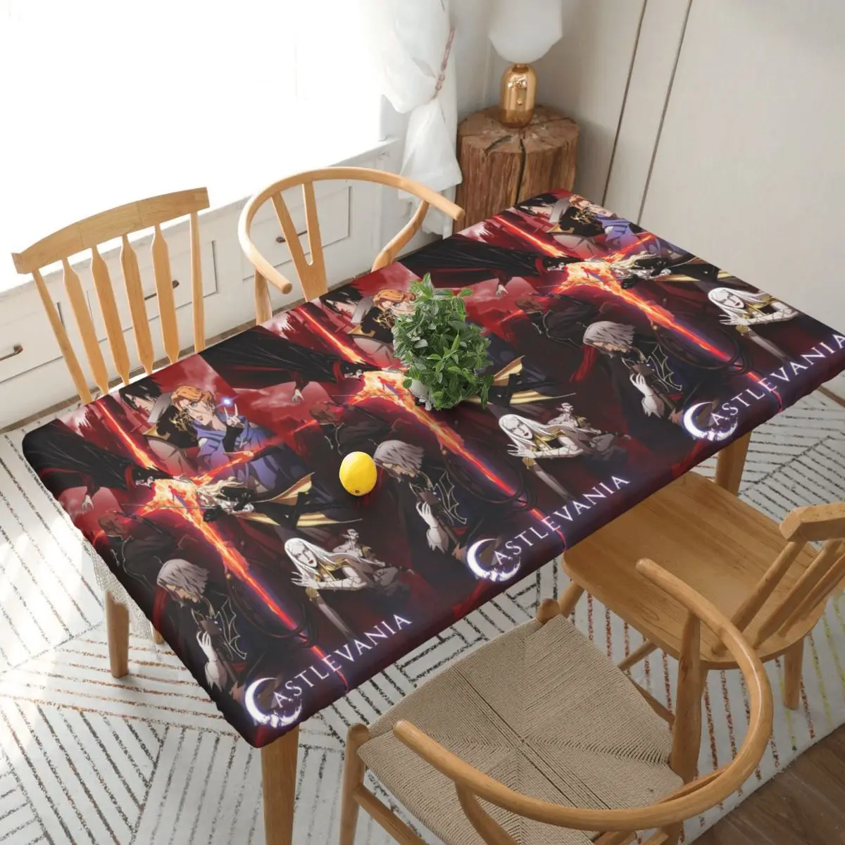 

Castlevania (Saison 2) - 2018 De Warren Ellis Custom Rectangular Tablecloth Oilproof Table Cover for Dining Events Table Cloth