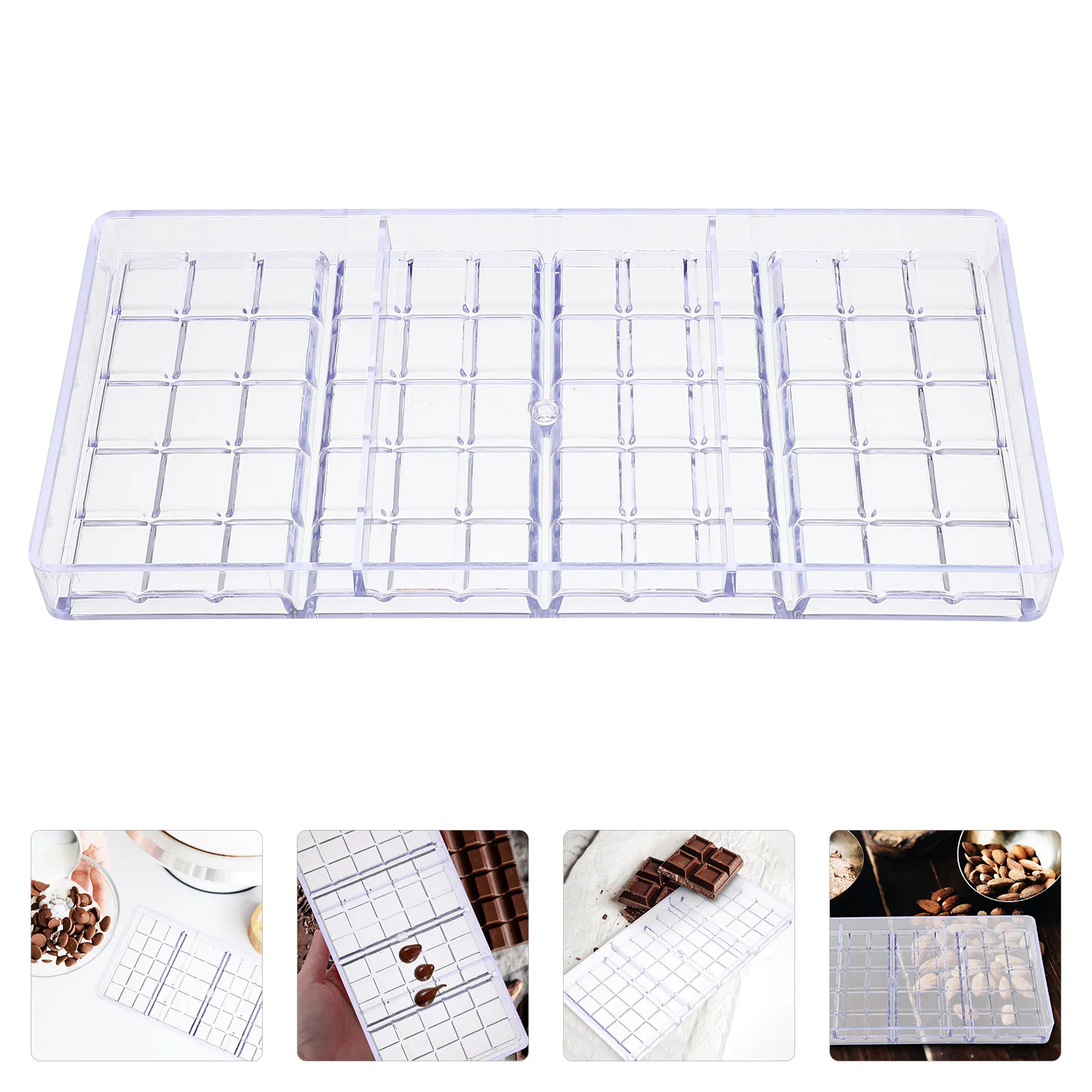 Plastic Clear Chocolate Mold for Home Family Use and Professional Chocolate Makers Easy to Operate Surprise Gift Making Tool