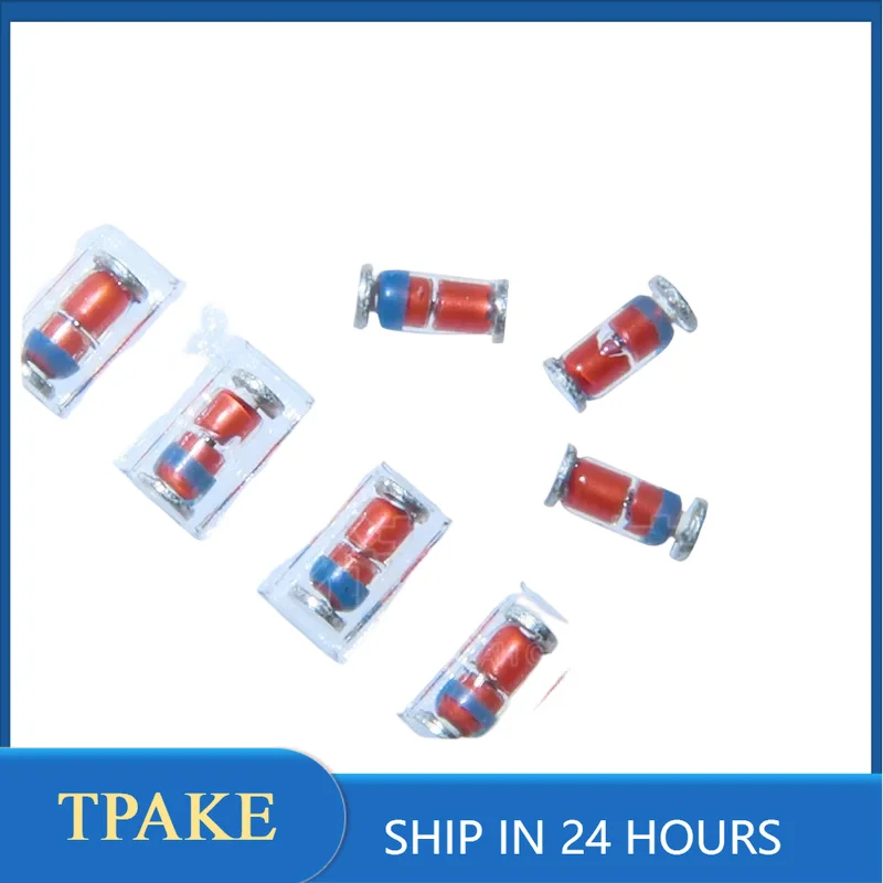 Zener Diodes LL34 SOD-80 2V2 2.7/3.3/3.6/3.9/4.3/4.7/5.1/5.6/6.2/6.8/7.5/8.2/9.1/10/11/12/13/15/16/20/22/24/27/30/36V 1206
