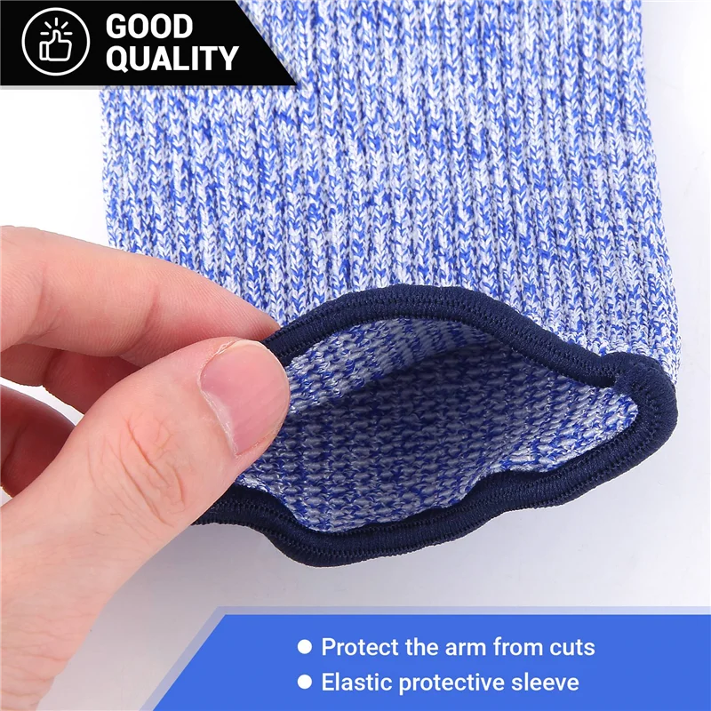 ABZZ-4 Paia Manicotti resistenti al taglio e alle ustione Manicotti di protezione del braccio Protezioni dell'avambraccio per pelle sottile e lividi 30 cm