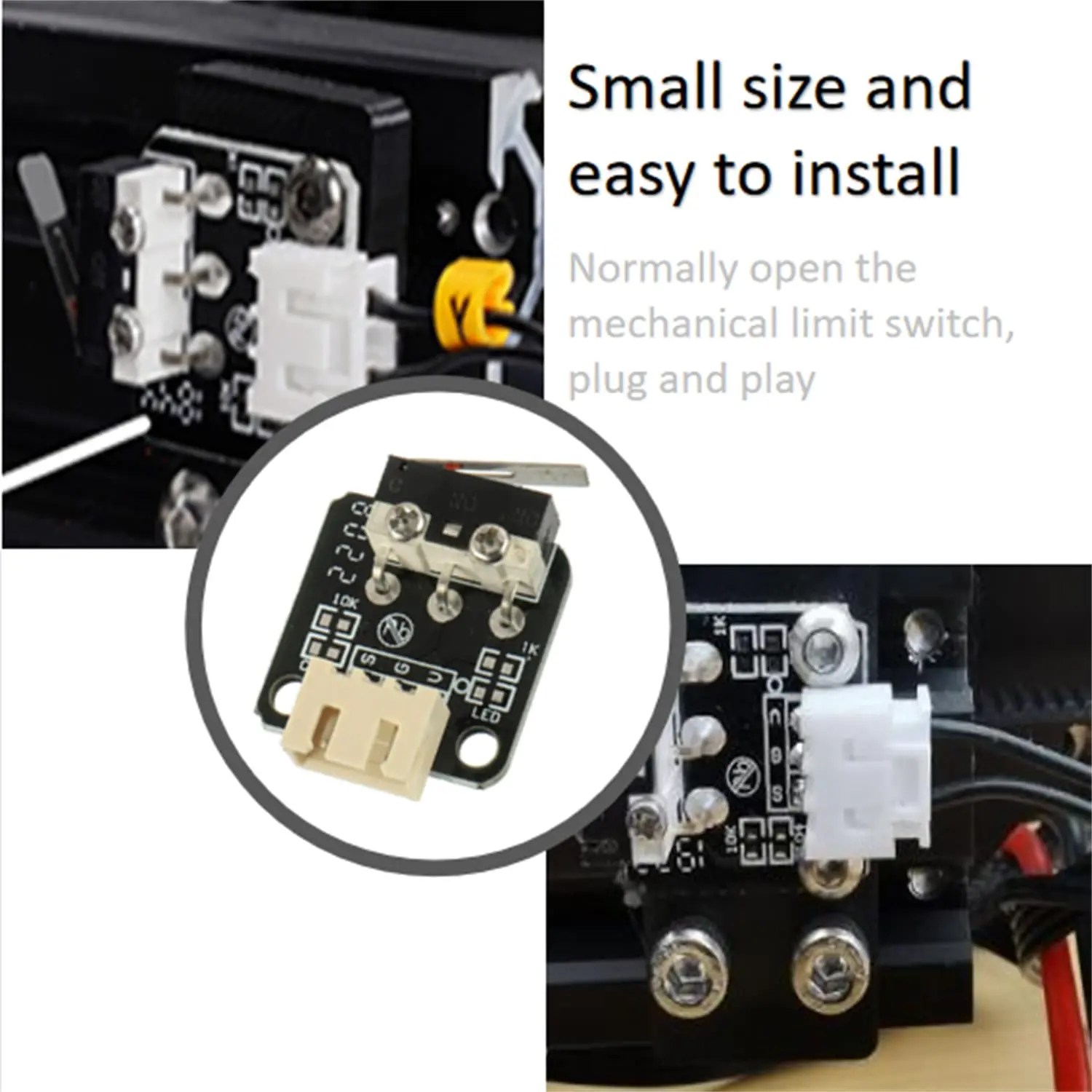 Creality Original Endstop-Endschalter-Kit 1/3/5 Stück für Ender 3/5/pro/V2 CR-10 S4 S5 Serie 3D-Drucker X Y Z Achse – Detail 2