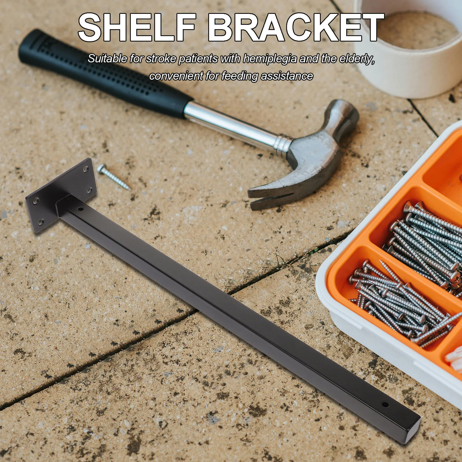 

4 шт. невидимых кронштейнов для полок, сверхпрочные стальные настенные опоры для полок для кухни и ванной комнаты, решения для хранения