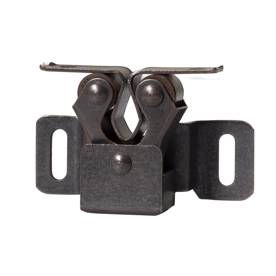 5-Pack Antique Copper Cabinet Door Roller Latches – Double Catch With Striker & Screws, For Cupboards, Wardrobes, Dressing Tables