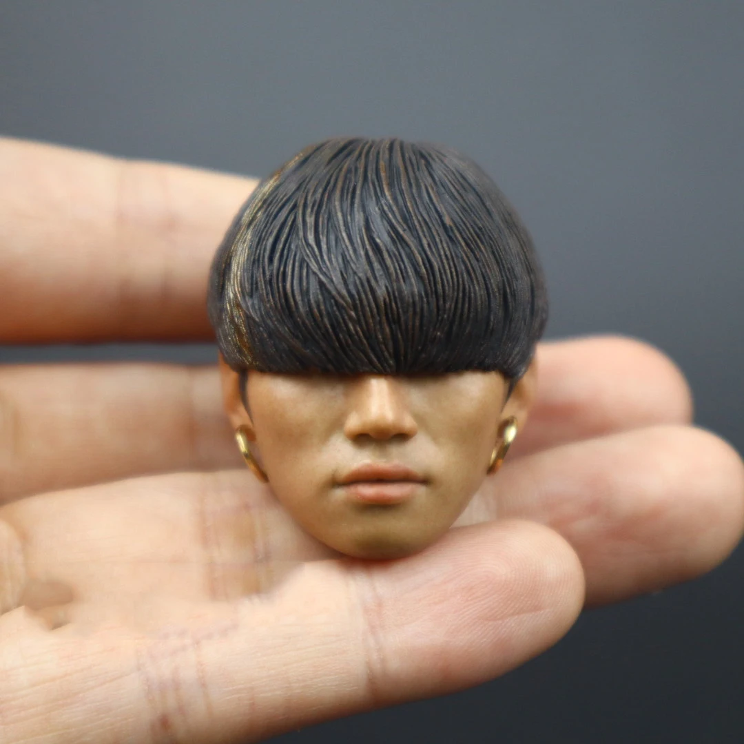 1/6 Scale male dolls head sculpt Korean male singer Kang Daesheng fit 12'' action figure body model