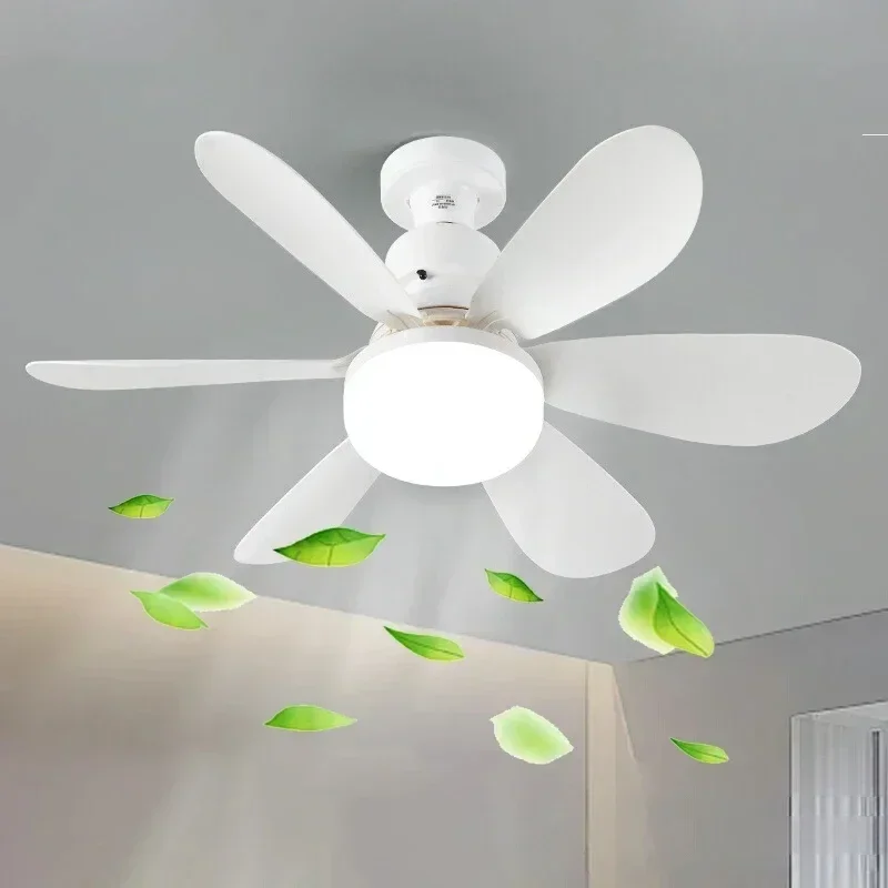 Modern LED Fan Lights 42/52CM Three Gear Adjustable Ceiling Fan For Living Room Bedroom Study Hotel Restaurant Indoor Light