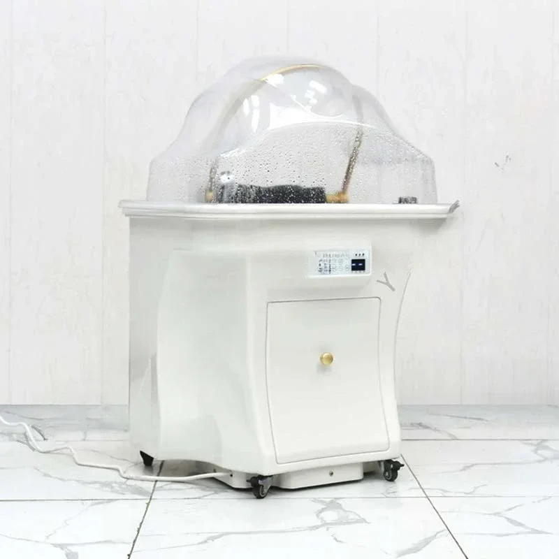 

Shower Sink Shampoo Chair Move Water Circulation Head Hair Therapy Water Storage Tank Salon Furniture